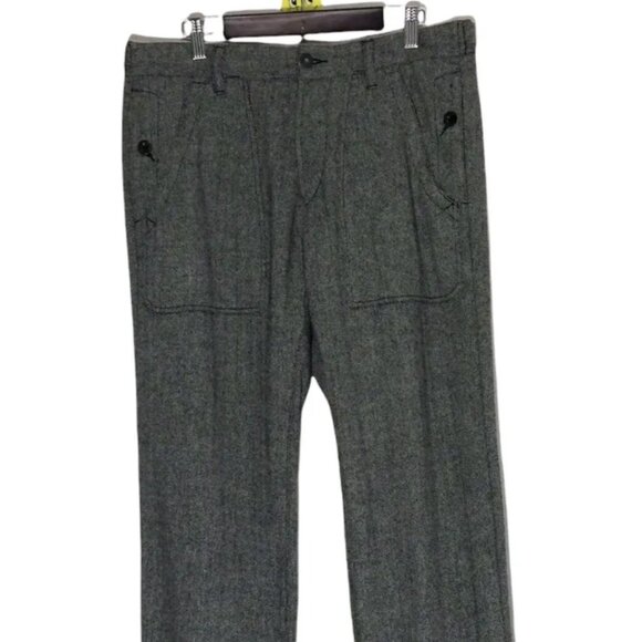 Replay Work Wear Manufacturing Co. Herringbone Wool-Blend Pants – Men’s Size 33 - Picture 5 of 5